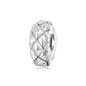 925 Sterling Silver Diy Bracelet Clip Diamond Pattern