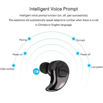 Wireless Bluetooth Earphone with Mic for Sports - S530x - White