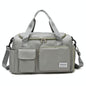 Compact Waterproof Gym Bag For Travel - Size S - Light Grey