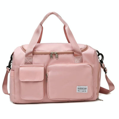 Compact Waterproof Gym Bag For Travel - Size S - Light Grey