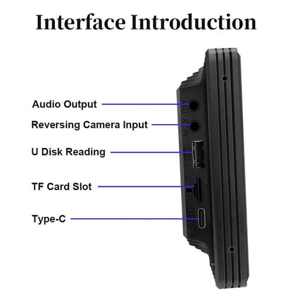 10.26 Inch Car Display Carplay / Android Auto Screen Mirroring Camera