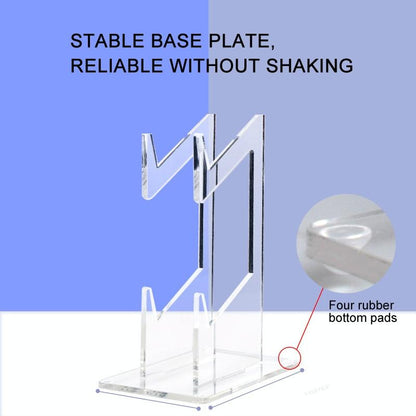 Transparent Acrylic Double Layer Game Handle Storage Bracket for Ps4 / Ps5 / Ps3