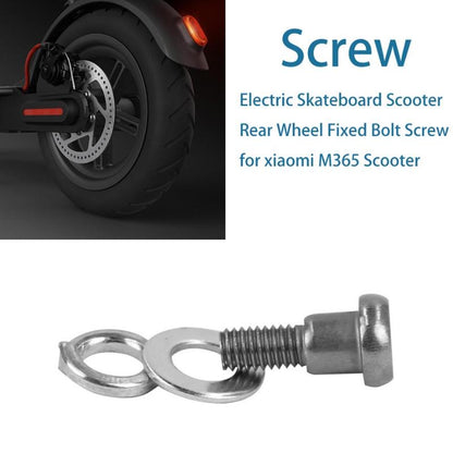 5pcs Rear Wheel Fixing Screws for Xiaomi Mijia M365 / Pro Scooter - White