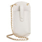 Compact Cell Phone Crossbody Bag - White