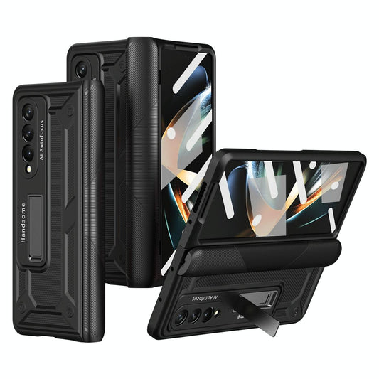 Shockproof Secure Hinge Phone Case for Samsung Galaxy z Fold 4 5g - Black