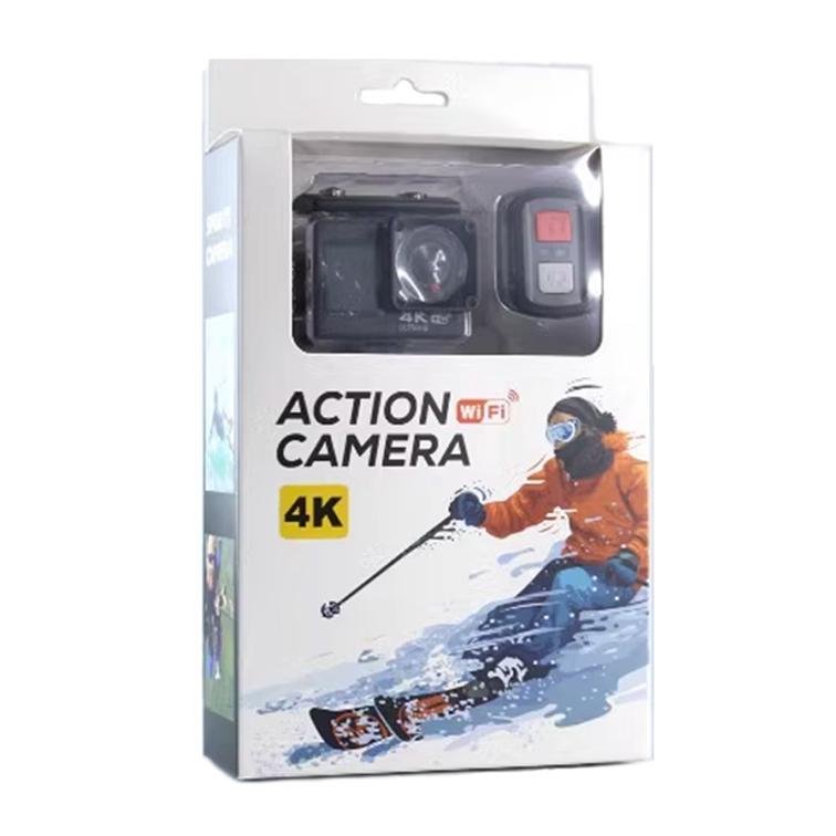 Outdoor Waterproof Dual Screen Wifi Sports Camera with Anti-shake Hd Video