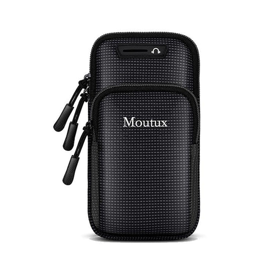 Waterproof Running Arm Bag For Outdoor Sports - Black