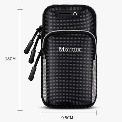 Waterproof Running Arm Bag For Outdoor Sports - Black
