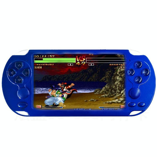 Retro Handheld Game Console With 5.1 Screen & 8G Memory - Blue