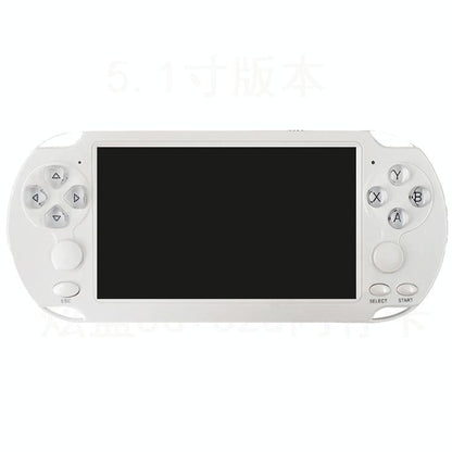 Retro Handheld Game Console With 5.1 Screen & 8G Memory - Blue