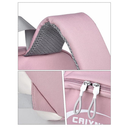 Large Splash Proof Backpack For Outings & School - Pink