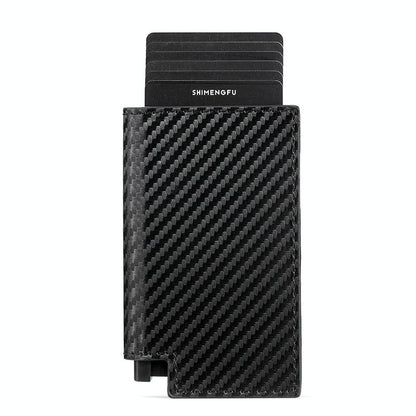 Pop-up Rfid Bifold Wallet with Card Holder - Black