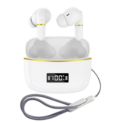 Wireless In-ear Earphones with Digital Charging Case - J2 - Black