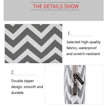 10 Wavy Pattern Notebook Liner Bag - Wavy Design - Gray