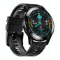 1.3 Inch Full-Fit Round Screen Smart Watch Support Sleep Monitor / Heart Rate Monitor / Temperature Monitoring Black
