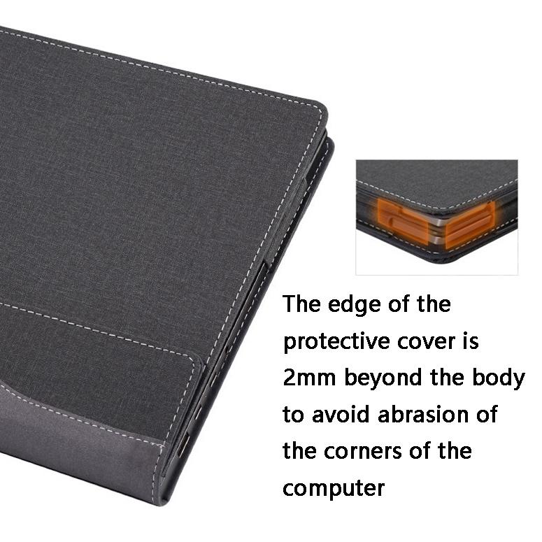 Xiaoxin Pro 14 2021 Anti-Fall Leather Laptop Case - Pink