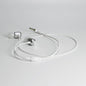 Aluminum 3.5mm Earbuds for Meta Quest 2 - Compact and Durable - White