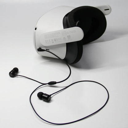 Aluminum 3.5mm Earbuds for Meta Quest 2 - Compact and Durable - White