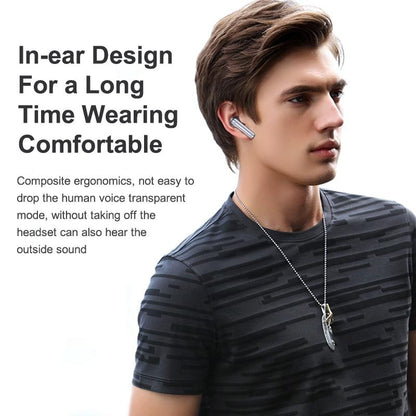 Wireless Anc Bluetooth Earphones - Active Noise Reduction - Black