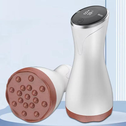 9-Speed Electric Hot Compress Massager For Whole Body Gua Sha - Red