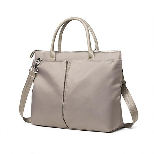 Versatile Business Briefcase Large Capacity Messenger Bag - Khaki