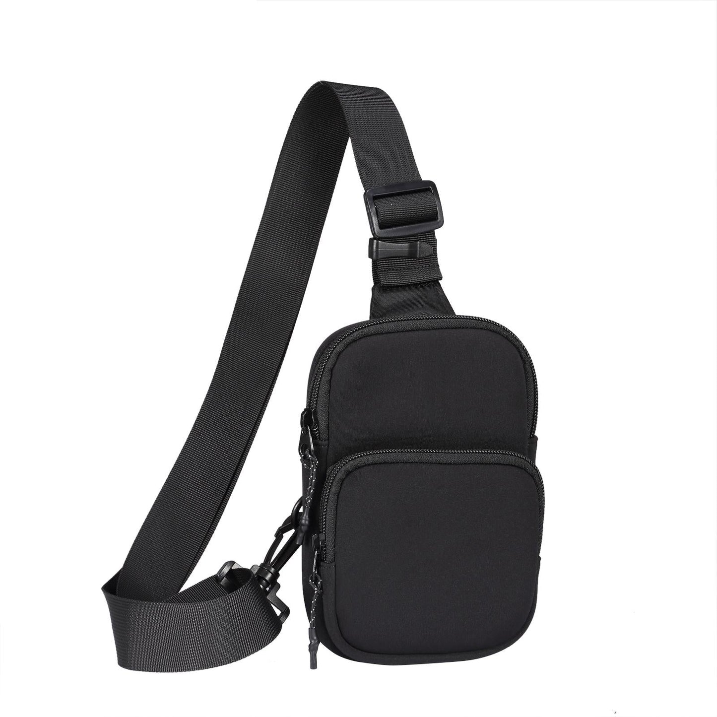 Universal Nylon Chest Bag For 5.5 Inch -7.2 Inch Phones Fashionable And Functional - Red