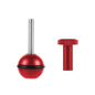 Adjustable Ball Head Adapter for Underwater Photography Lights - 1/4 Inch Red