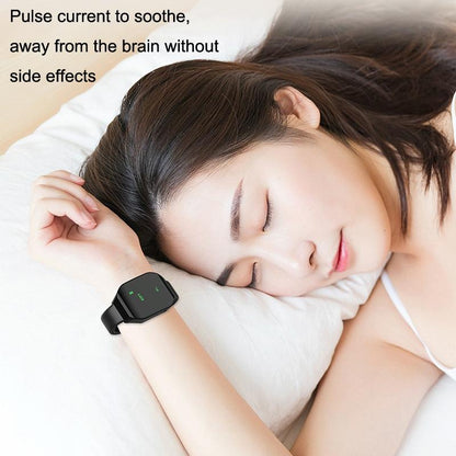 Portable Intelligent Sleep Aid Soothing Insomnia Massage - Black