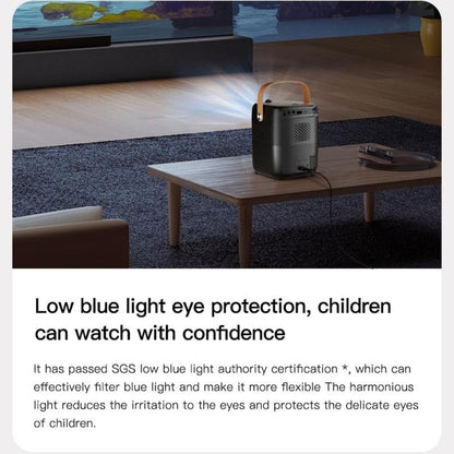 Portable Smart Led Projector - 720P Hd 113 Lumens - White