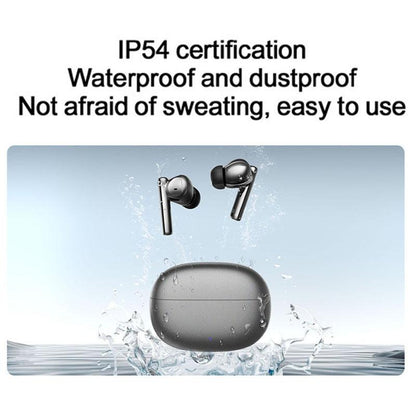 Waterproof Bluetooth Earbuds with Active Noise Reduction - Silver
