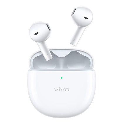Wireless Dual Mic Tws Air Earphones with Noise Reduction - White
