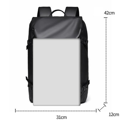 Travel Backpack for Men - Compact and Durable - Black