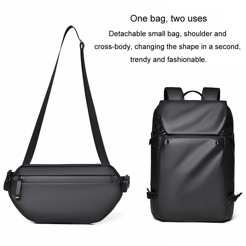 Travel Backpack for Men - Compact and Durable - Black