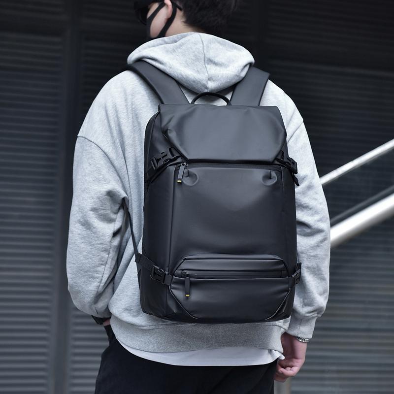 Travel Backpack for Men - Compact and Durable - Black