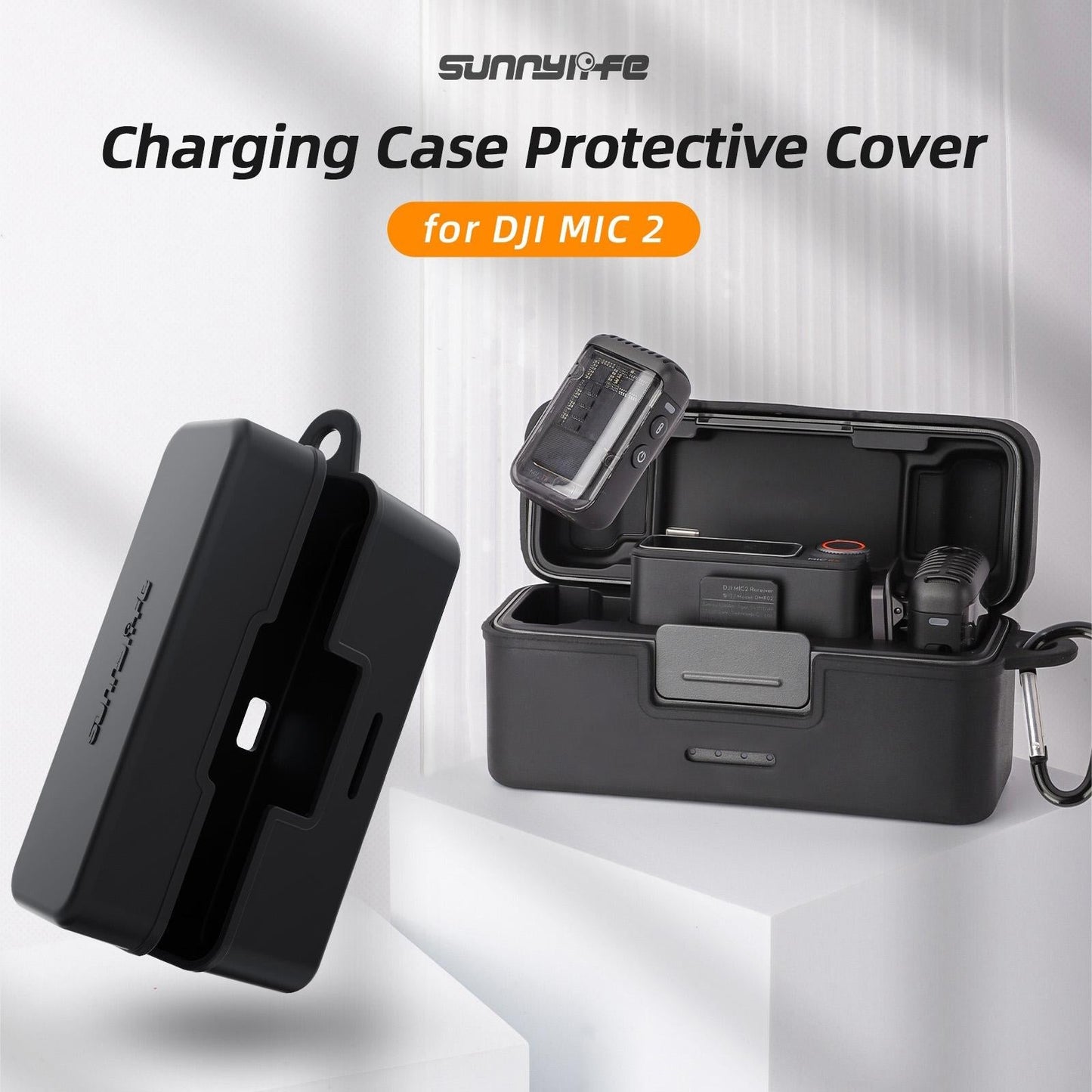 Protective Cover for Dji Mic 2 Charging Case - Wireless Mic Compatible
