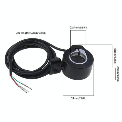 Universal Electric Scooter Thumb Throttle Accelerator - Hall Sensor
