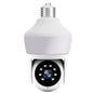 Smart Night Vision Camera With Motion Tracking And Voice Intercom - White