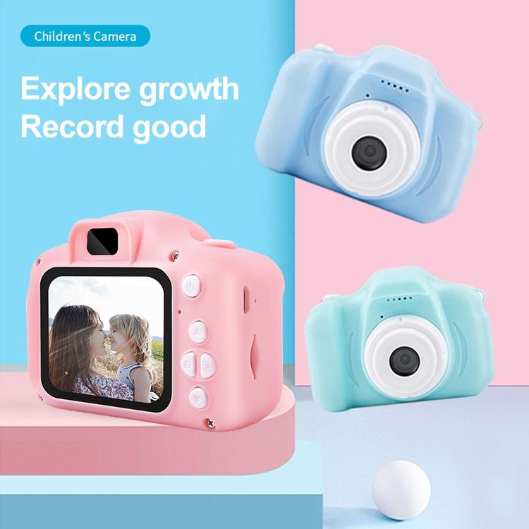 Mini Children Camera - Dual Hd Camera With 2.0 Lcd Screen - Green
