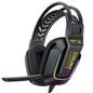 Rgb Gaming Headset With Microphone 2.2M Length - Black