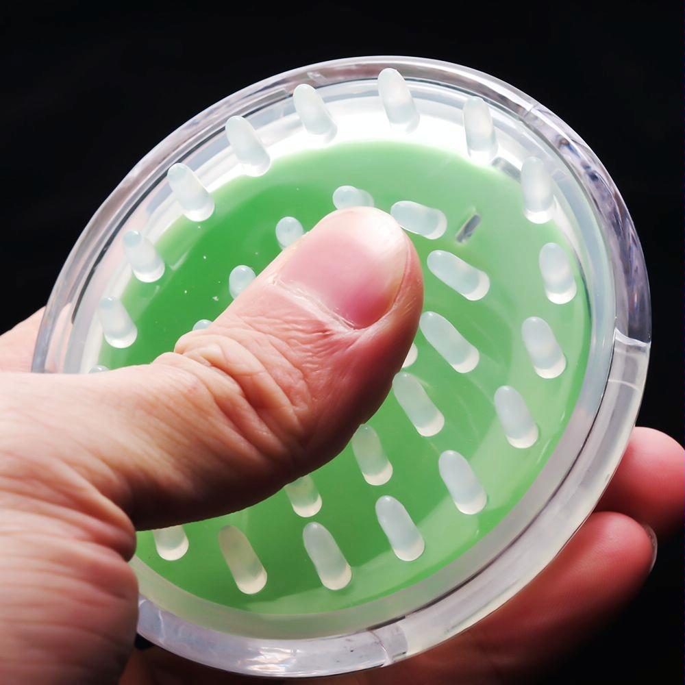 5Pc Silicone Pvc Massage Brush Set - Green