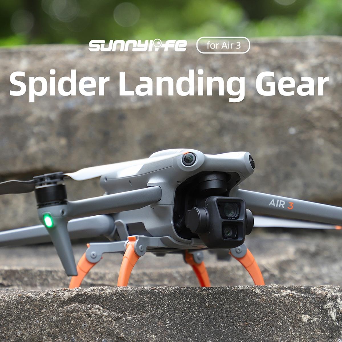 Foldable Spider Landing Gear for Dji Air 3 - Lg664 - Orange