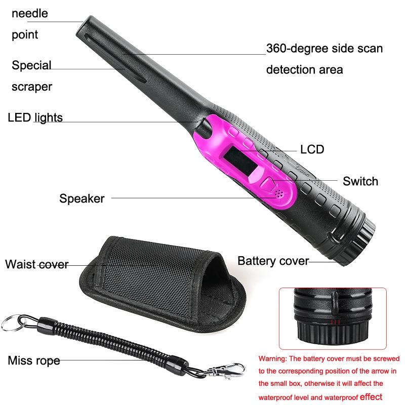 Small Handheld Metal Detector For Outdoor Treasure Hunting