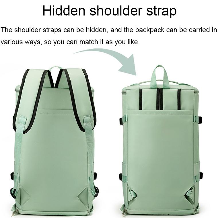 Waterproof Gym Bag - Shoe Compartment Included - Black