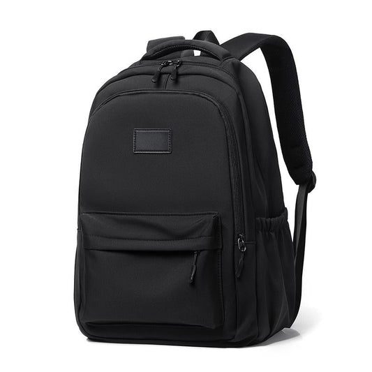Versatile Solid Backpack For Teens & Adults - Black