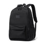 Versatile Solid Backpack For Teens & Adults - Black