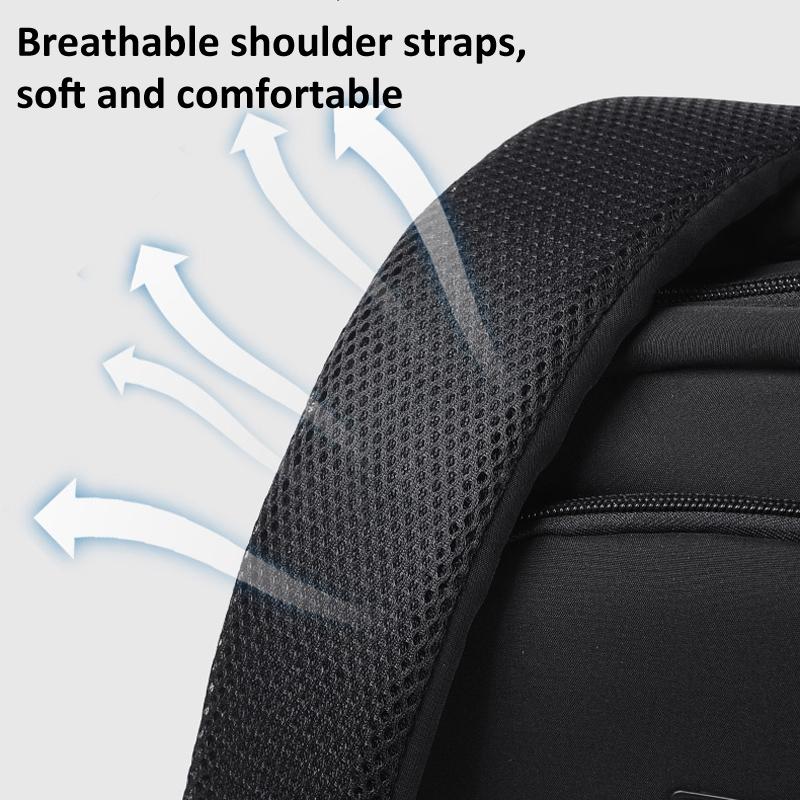 Versatile Solid Backpack For Teens & Adults - Black