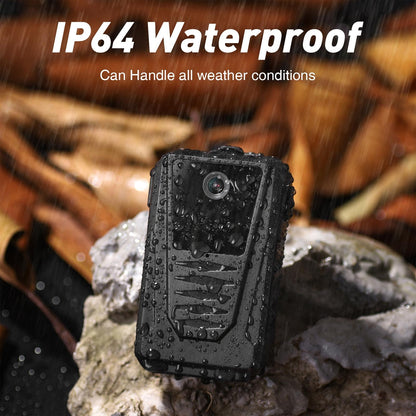 Portable Multifunctional Wearable Camera - 1080P Black