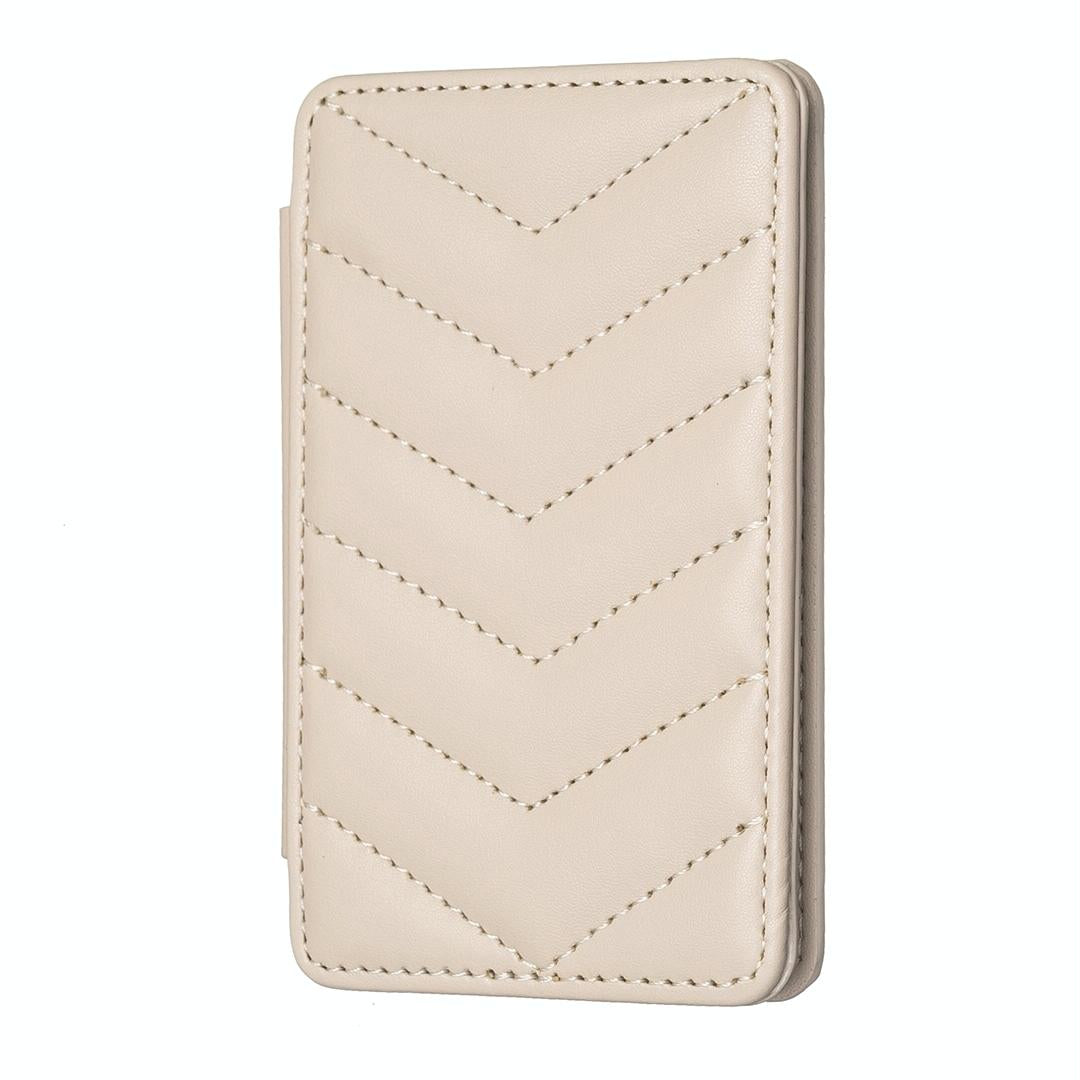 Wave Pattern Card Bag Back Sticker For Mobile Phones - Dark Purple