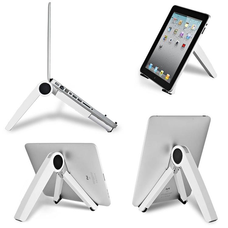 Triangle Cooling Bracket for Tablets Laptops and Desktops - Black