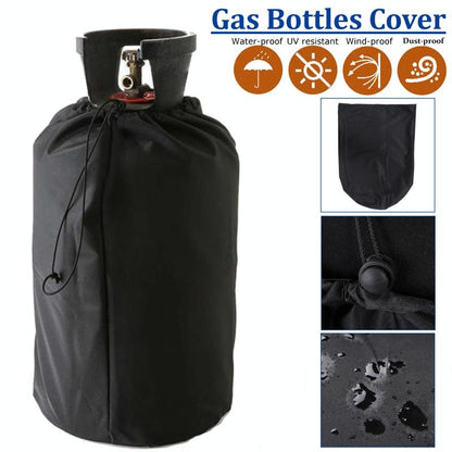 Waterproof Propane Tank Cover - 31X59Cm - Black